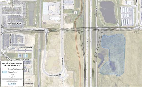 Highway 2 Airdrie Half Interchange (40th Avenue) - Alberta Major Projects