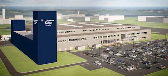 Lufthansa Technik Engine Maintenance Facility Calgary