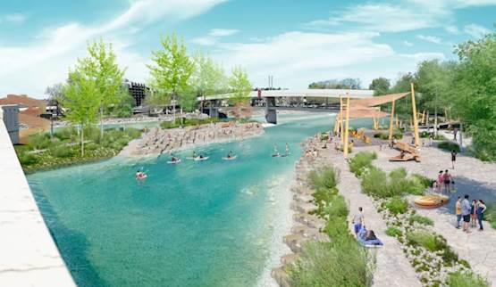 10 Street Gravel Bar and Recreational Wave (Calgary)